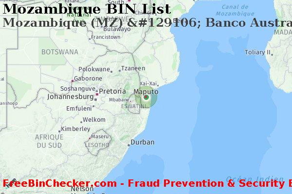 Mozambique Mozambique+%28MZ%29+%26%23129106%3B+Banco+Austral+Sarl BIN Liste 