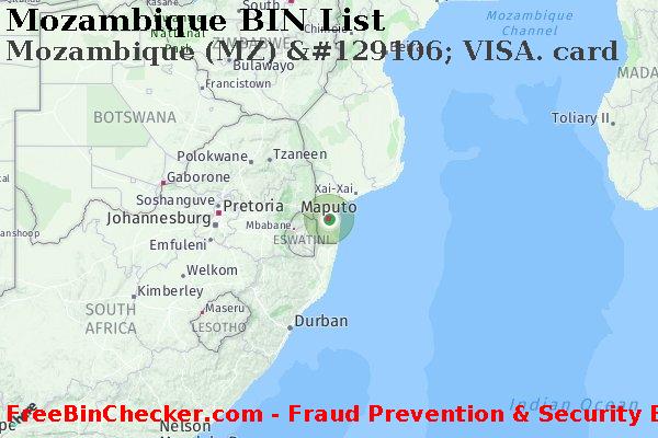 Mozambique Mozambique+%28MZ%29+%26%23129106%3B+VISA.+card BIN List