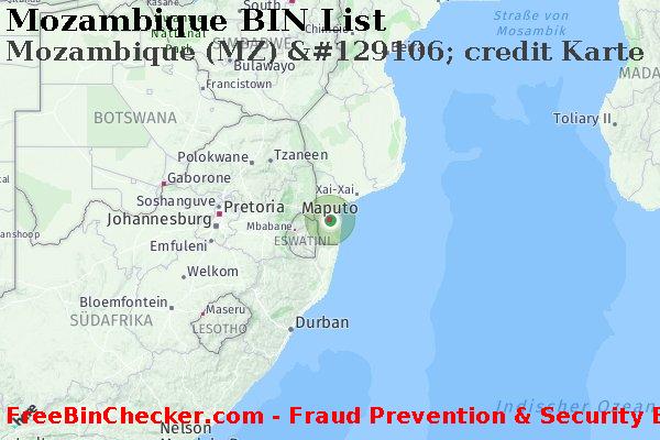 Mozambique Mozambique+%28MZ%29+%26%23129106%3B+credit+Karte BIN-Liste