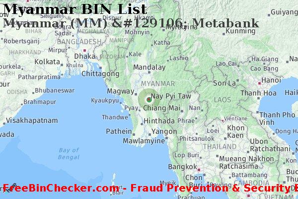 Myanmar Myanmar+%28MM%29+%26%23129106%3B+Metabank BIN List