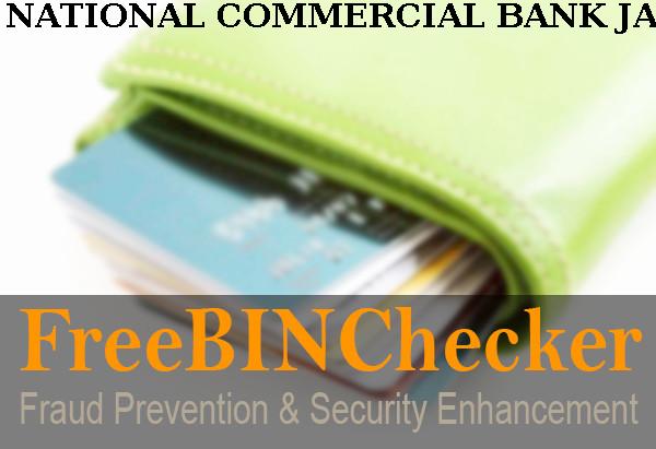 National Commercial Bank Jamaica, Ltd. Lista de BIN