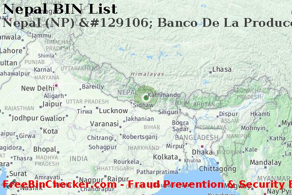Nepal Nepal+%28NP%29+%26%23129106%3B+Banco+De+La+Produccion%2C+S.a. BIN List