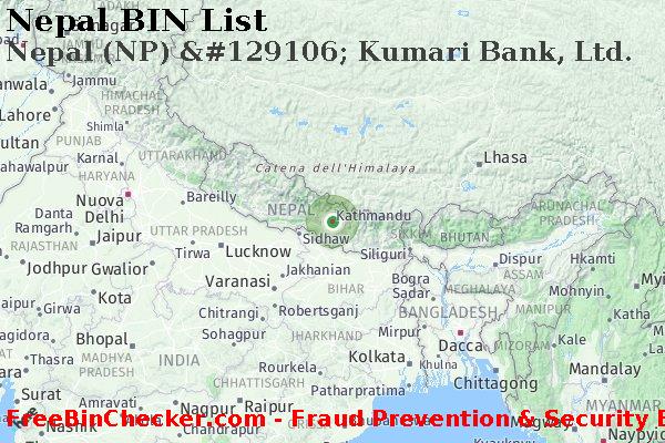 Nepal Nepal+%28NP%29+%26%23129106%3B+Kumari+Bank%2C+Ltd. Lista BIN