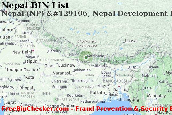 Nepal Nepal+%28NP%29+%26%23129106%3B+Nepal+Development+Bank%2C+Ltd. BIN Liste 