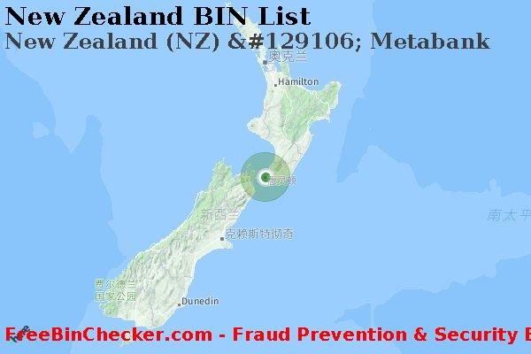New Zealand New+Zealand+%28NZ%29+%26%23129106%3B+Metabank BIN列表