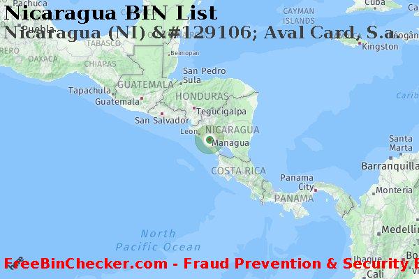 Nicaragua Nicaragua+%28NI%29+%26%23129106%3B+Aval+Card%2C+S.a. BIN List