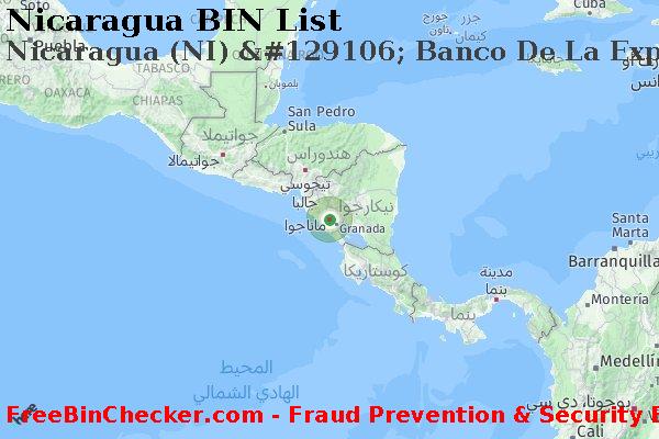 Nicaragua Nicaragua+%28NI%29+%26%23129106%3B+Banco+De+La+Exportacion%2C+S.a. قائمة BIN