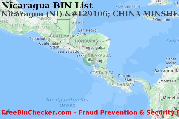 Nicaragua Nicaragua+%28NI%29+%26%23129106%3B+CHINA+MINSHENG+BANKING+CORP.%2C+LTD. BIN-Liste