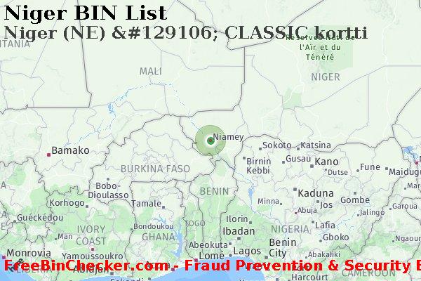 Niger Niger+%28NE%29+%26%23129106%3B+CLASSIC+kortti BIN List