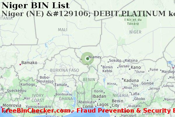 Niger Niger+%28NE%29+%26%23129106%3B+DEBIT+PLATINUM+kortti BIN List
