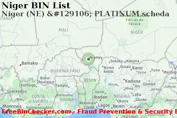 Niger Niger+%28NE%29+%26%23129106%3B+PLATINUM+scheda Lista BIN
