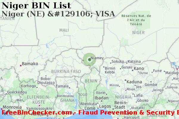 Niger Niger+%28NE%29+%26%23129106%3B+VISA BIN-Liste