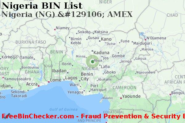 Nigeria Nigeria+%28NG%29+%26%23129106%3B+AMEX Lista de BIN