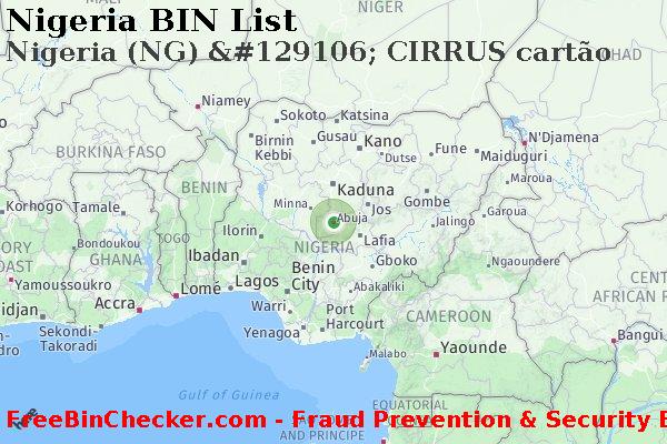 Nigeria Nigeria+%28NG%29+%26%23129106%3B+CIRRUS+cart%C3%A3o Lista de BIN