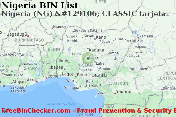 Nigeria Nigeria+%28NG%29+%26%23129106%3B+CLASSIC+tarjeta Lista de BIN