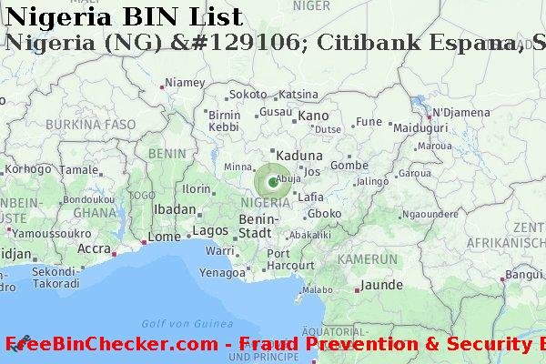 Nigeria Nigeria+%28NG%29+%26%23129106%3B+Citibank+Espana%2C+S.a. BIN-Liste