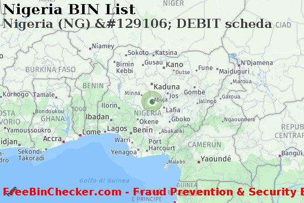 Nigeria Nigeria+%28NG%29+%26%23129106%3B+DEBIT+scheda Lista BIN