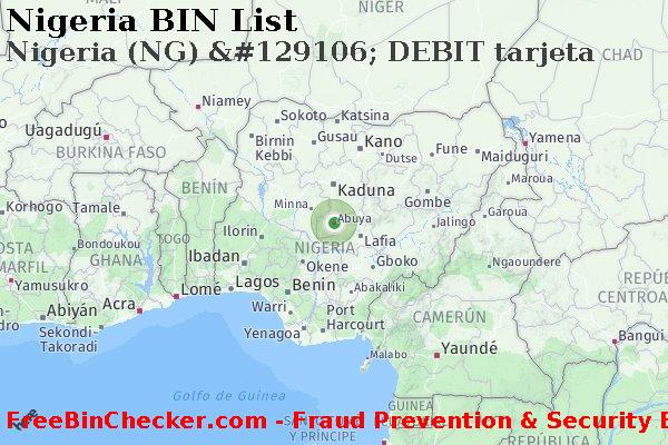 Nigeria Nigeria+%28NG%29+%26%23129106%3B+DEBIT+tarjeta Lista de BIN