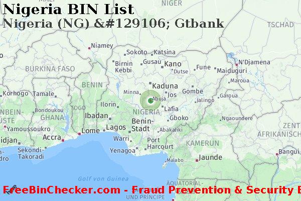 Nigeria Nigeria+%28NG%29+%26%23129106%3B+Gtbank BIN-Liste