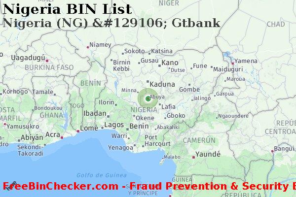 Nigeria Nigeria+%28NG%29+%26%23129106%3B+Gtbank Lista de BIN