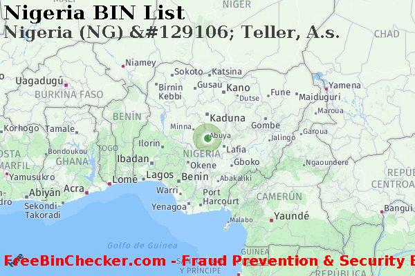 Nigeria Nigeria+%28NG%29+%26%23129106%3B+Teller%2C+A.s. Lista de BIN