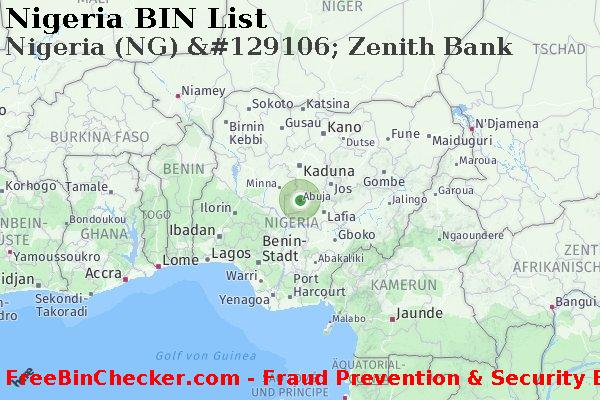 Nigeria Nigeria+%28NG%29+%26%23129106%3B+Zenith+Bank BIN-Liste