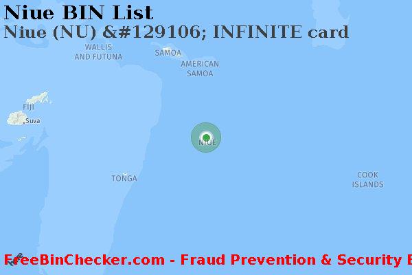Niue Niue+%28NU%29+%26%23129106%3B+INFINITE+card BIN List