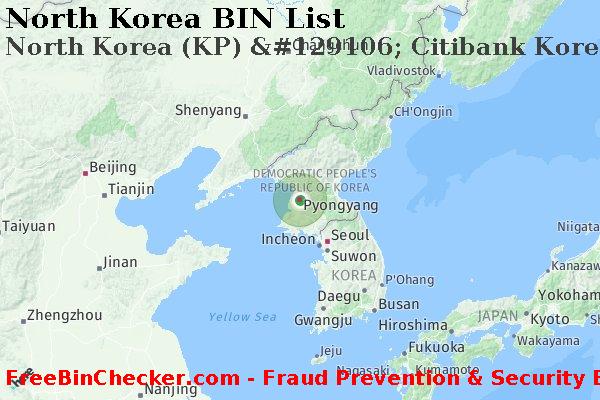 North Korea North+Korea+%28KP%29+%26%23129106%3B+Citibank+Korea%2C+Inc. BIN List