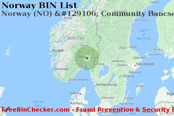 Norway Norway+%28NO%29+%26%23129106%3B+Community+Bancservice+Corporation%2C+Inc. BIN List