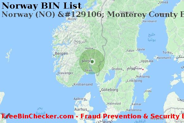 Norway Norway+%28NO%29+%26%23129106%3B+Monterey+County+Bank قائمة BIN