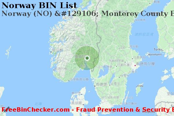 Norway Norway+%28NO%29+%26%23129106%3B+Monterey+County+Bank BIN列表
