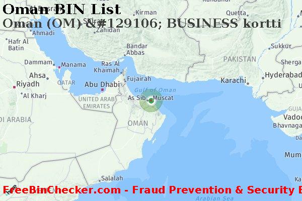 Oman Oman+%28OM%29+%26%23129106%3B+BUSINESS+kortti BIN List
