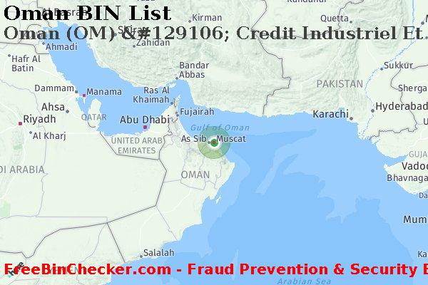 Oman Oman+%28OM%29+%26%23129106%3B+Credit+Industriel+Et+Commercial Lista de BIN