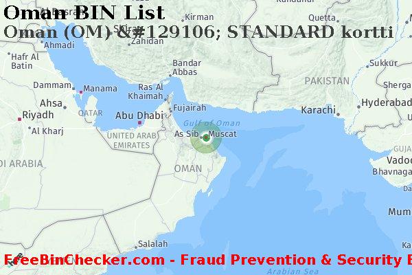 Oman Oman+%28OM%29+%26%23129106%3B+STANDARD+kortti BIN List