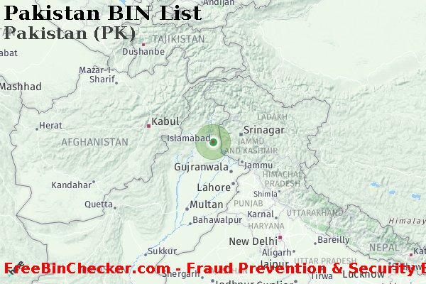 Pakistan BIN Luettelo, Pakistan BIN tarkistin, PK Bank Identification  Numbers maatunnus 586