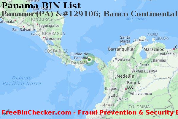 Panama Panama+%28PA%29+%26%23129106%3B+Banco+Continental+De+Panama%2C+S.a. Lista de BIN