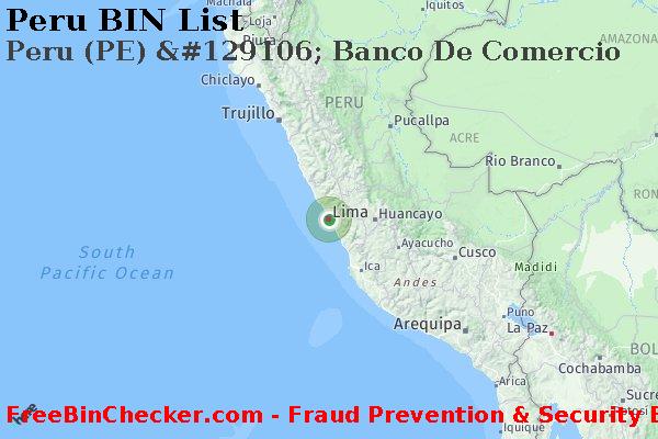 Peru Peru+%28PE%29+%26%23129106%3B+Banco+De+Comercio BIN Lijst