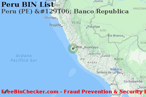 Peru Peru+%28PE%29+%26%23129106%3B+Banco+Republica Lista de BIN