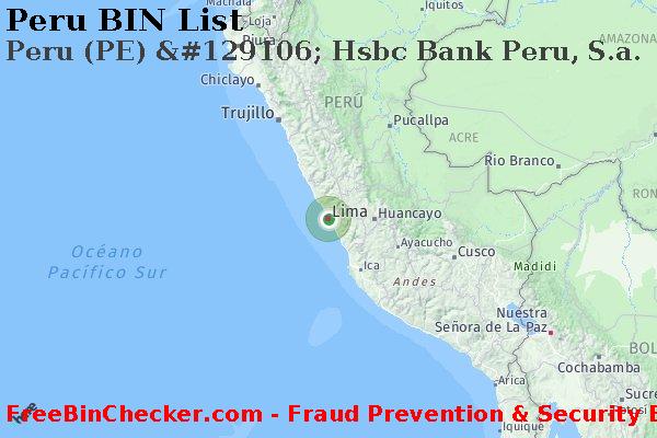 Peru Peru+%28PE%29+%26%23129106%3B+Hsbc+Bank+Peru%2C+S.a. Lista de BIN