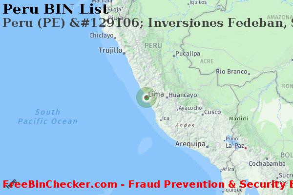 Peru Peru+%28PE%29+%26%23129106%3B+Inversiones+Fedeban%2C+S.a. BIN List