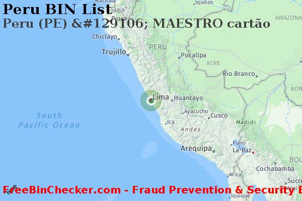 Peru Peru+%28PE%29+%26%23129106%3B+MAESTRO+cart%C3%A3o Lista de BIN