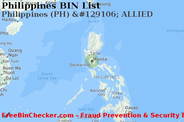 Philippines Philippines+%28PH%29+%26%23129106%3B+ALLIED Lista de BIN