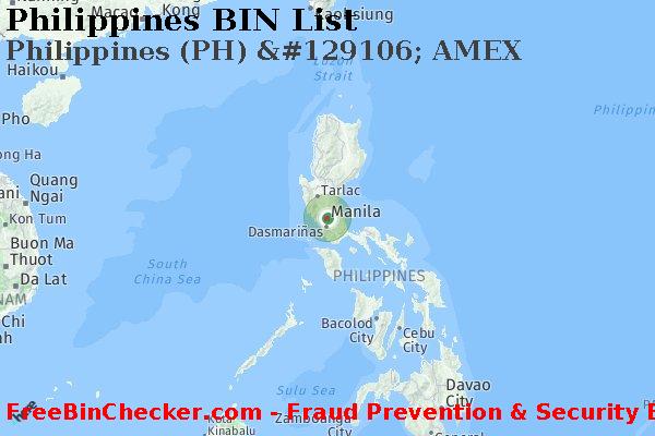 Philippines Philippines+%28PH%29+%26%23129106%3B+AMEX Lista de BIN