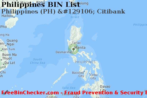 Philippines Philippines+%28PH%29+%26%23129106%3B+Citibank বিন তালিকা