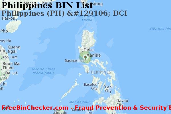 Philippines Philippines+%28PH%29+%26%23129106%3B+DCI BIN Liste 