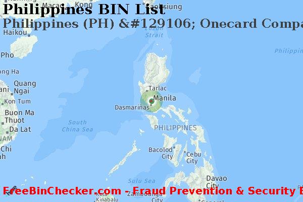 Philippines Philippines+%28PH%29+%26%23129106%3B+Onecard+Company%2C+Inc. BIN List