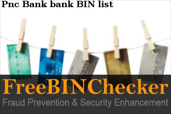 Pnc Bank BIN List