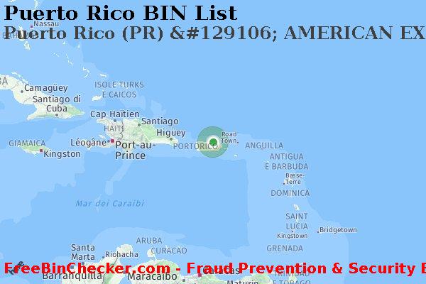 Puerto Rico Puerto+Rico+%28PR%29+%26%23129106%3B+AMERICAN+EXPRESS+scheda Lista BIN