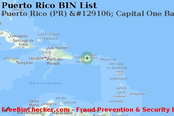 Puerto Rico Puerto+Rico+%28PR%29+%26%23129106%3B+Capital+One+Bank BIN Liste 