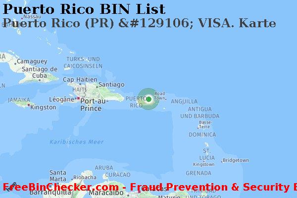 Puerto Rico Puerto+Rico+%28PR%29+%26%23129106%3B+VISA.+Karte BIN-Liste